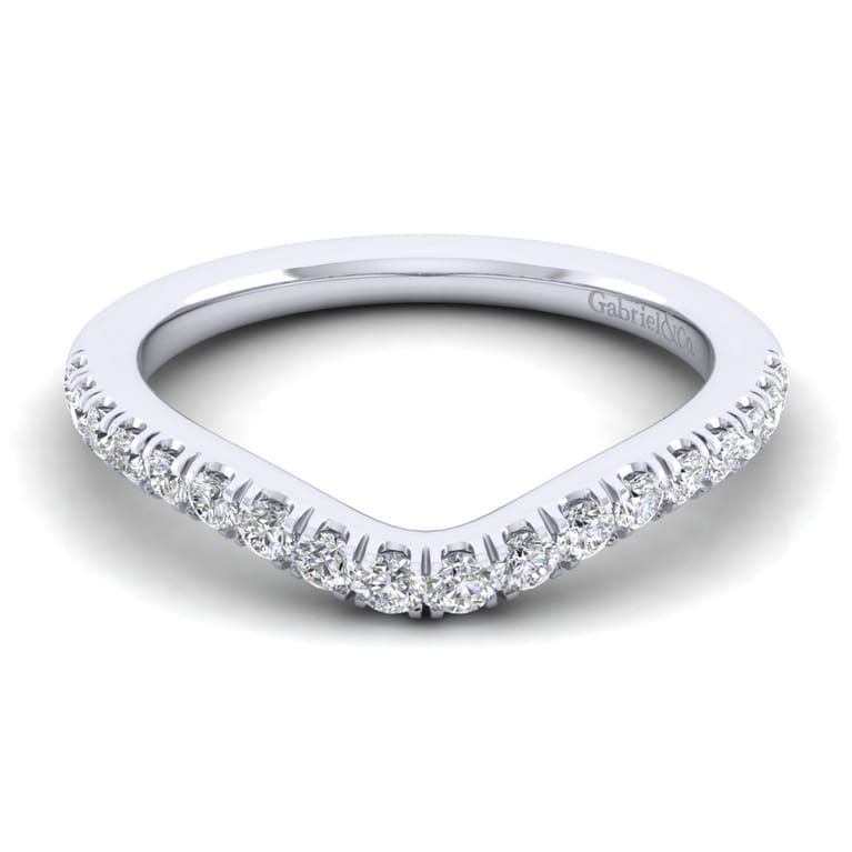 Platinum Matching Wedding Band - 0.35 ct - Shot 1