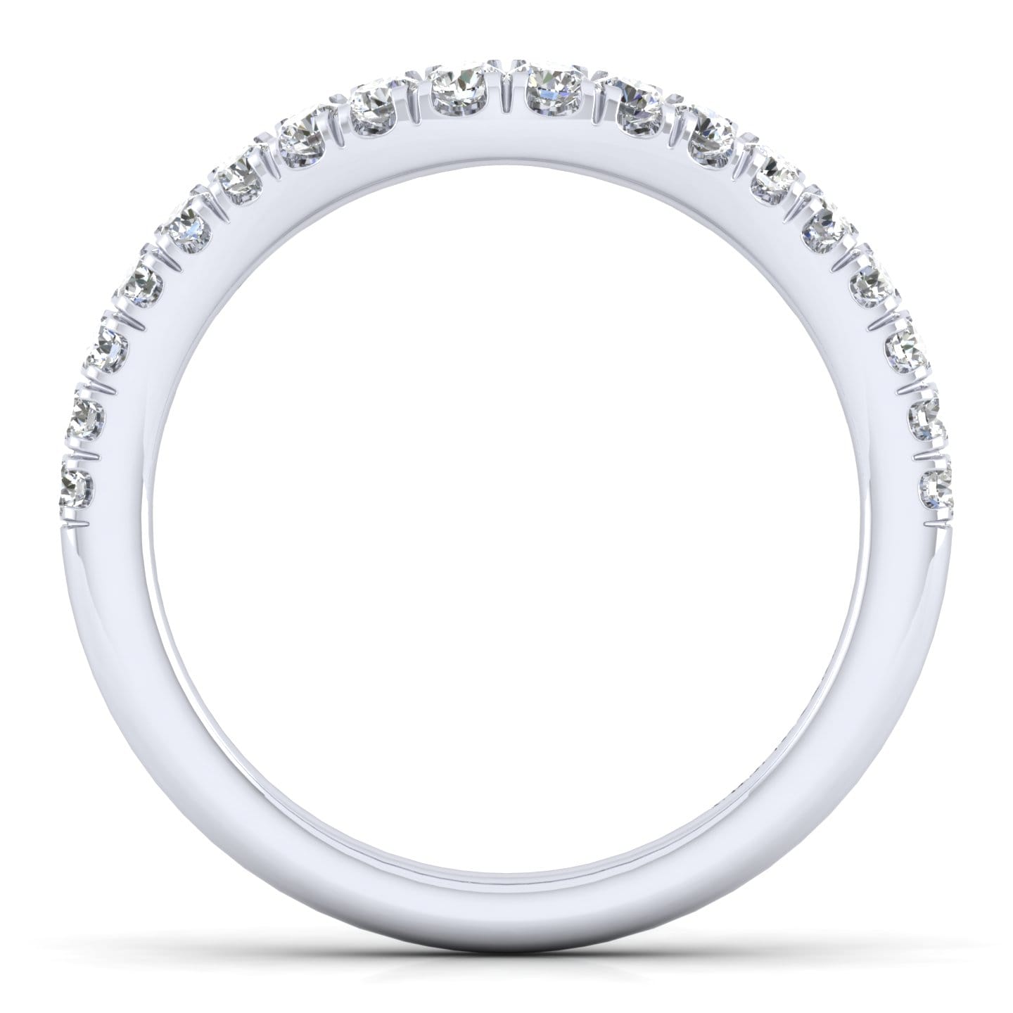 Platinum Matching Wedding Band - 0.35 ct - Shot 2