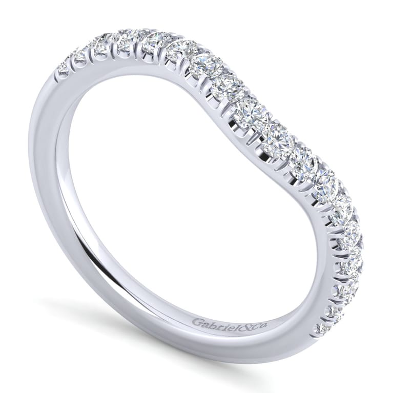 Platinum Matching Wedding Band - 0.35 ct - Shot 3