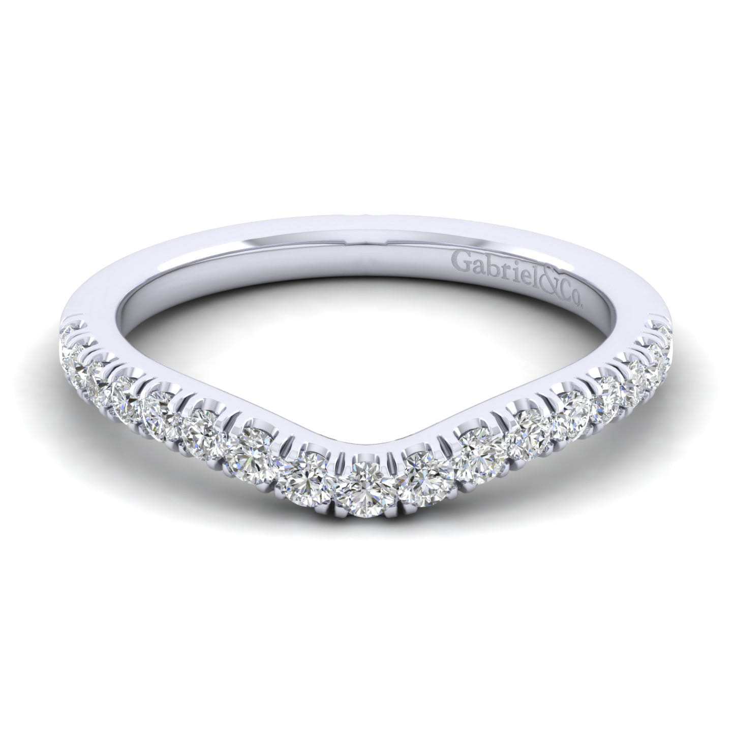 Platinum Matching Wedding Band - 0.3 ct - Shot 1