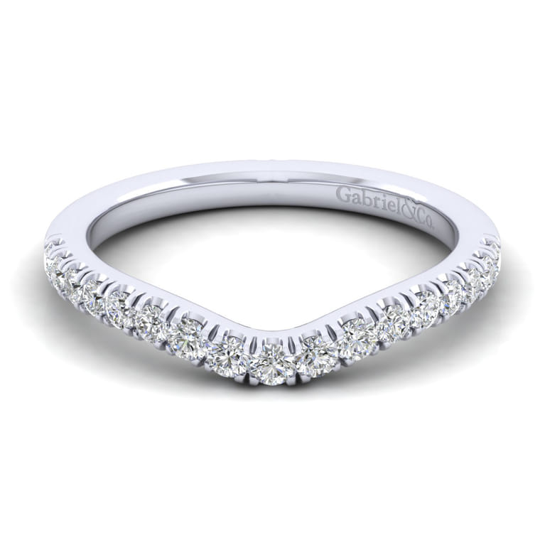 Platinum Matching Wedding Band - 0.3 ct - Shot 1