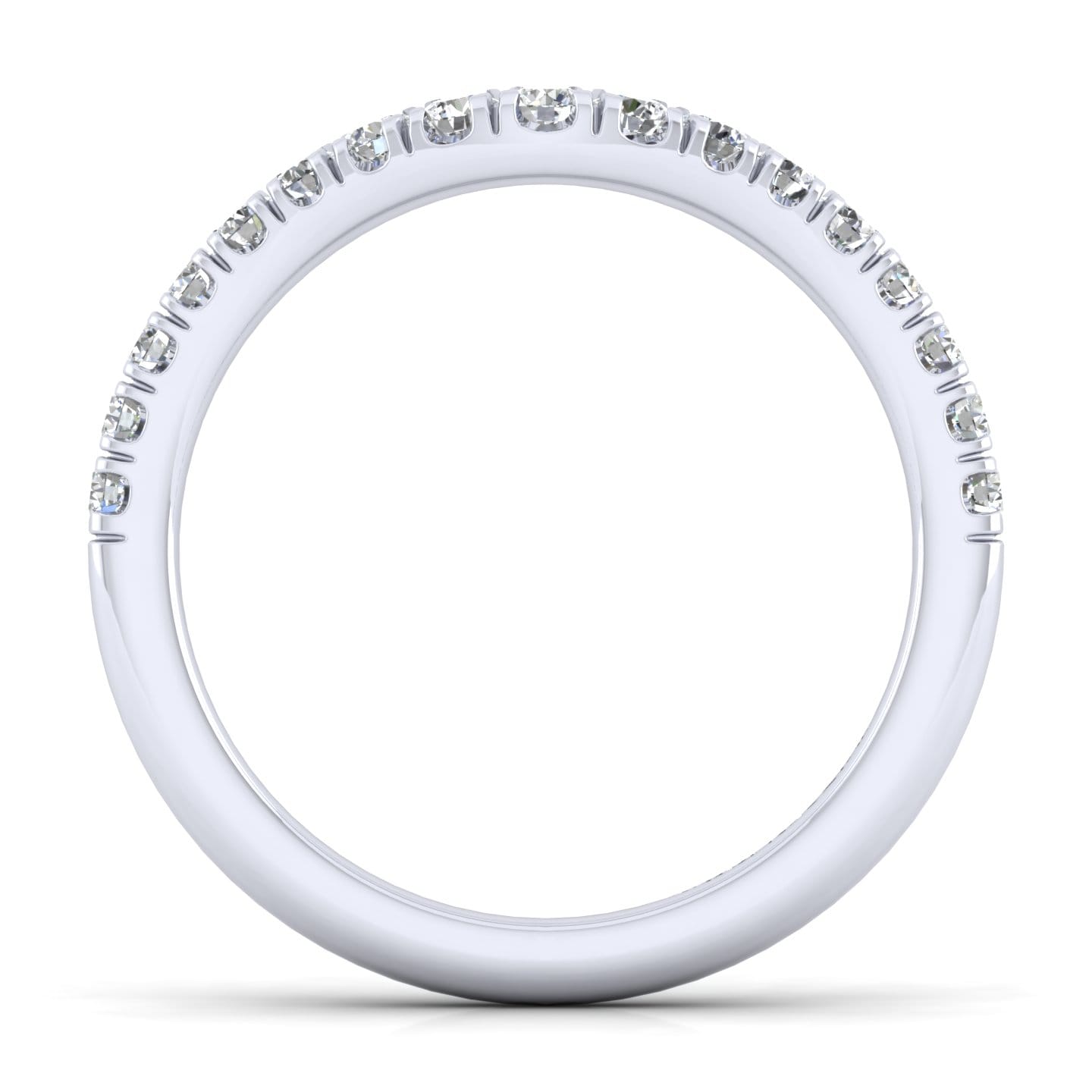 Platinum Matching Wedding Band - 0.3 ct - Shot 2