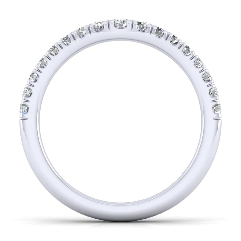 Platinum Matching Wedding Band - 0.3 ct - Shot 2