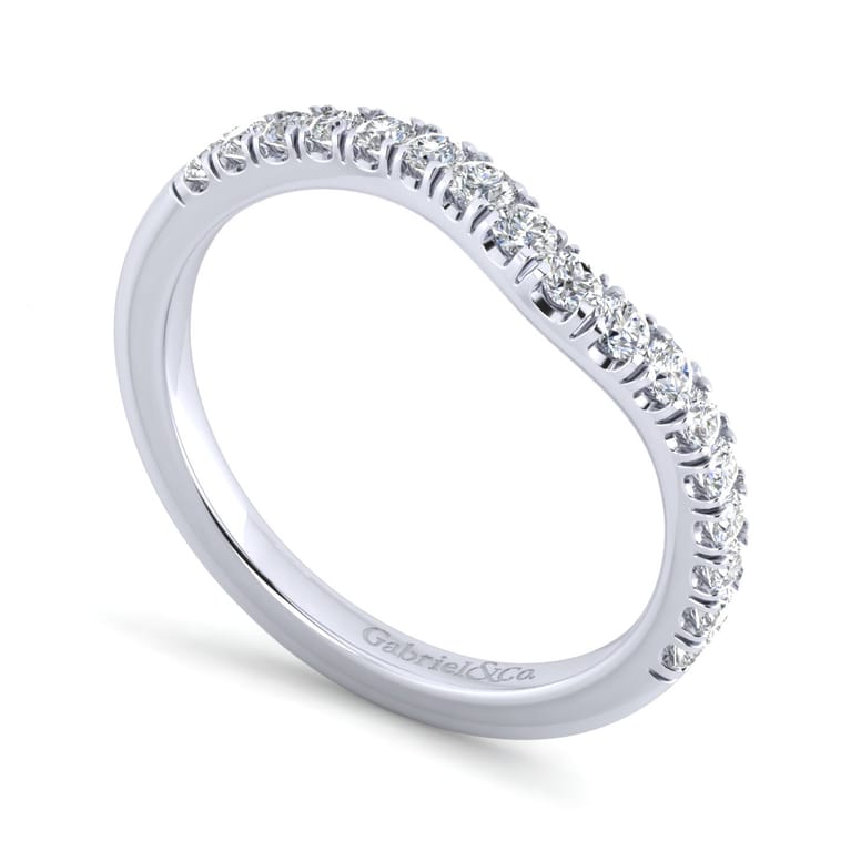 Platinum Matching Wedding Band - 0.3 ct - Shot 3