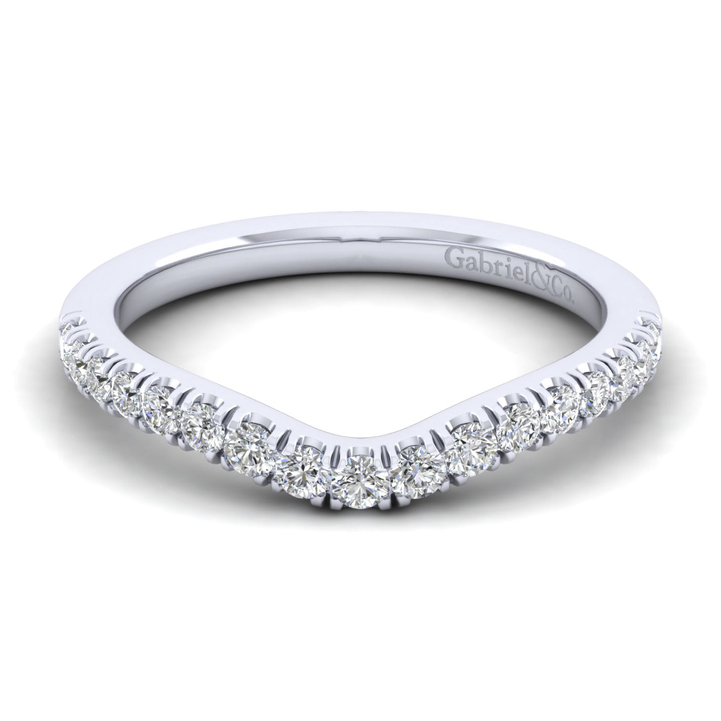 Platinum Matching Wedding Band - 0.3 ct - Shot 1