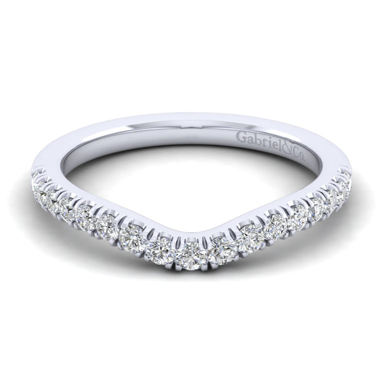 Platinum Matching Wedding Band - 0.3 ct - Shot 1