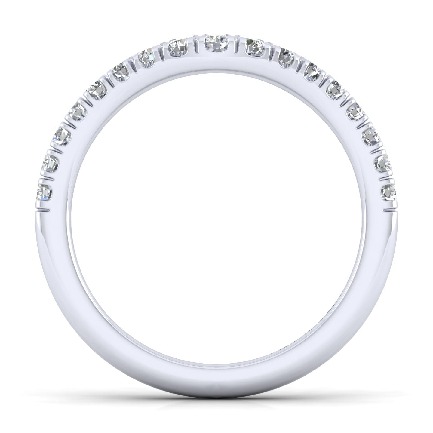 Platinum Matching Wedding Band - 0.3 ct - Shot 2