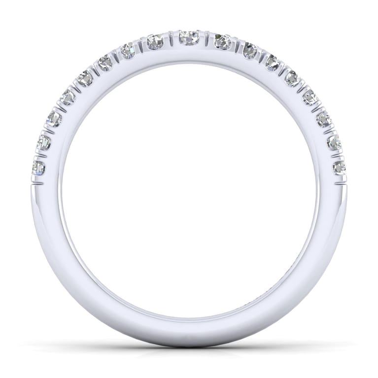 Platinum Matching Wedding Band - 0.3 ct - Shot 2
