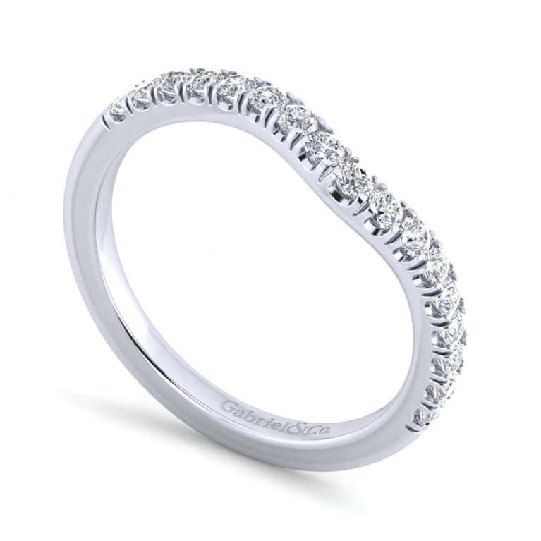 Platinum Matching Wedding Band - 0.3 ct - Shot 3