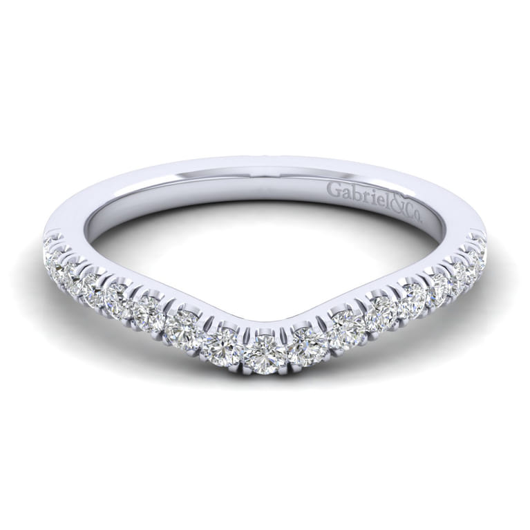 Platinum Matching Wedding Band - 0.3 ct - Shot 1