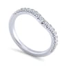 Platinum Matching Wedding Band - 0.3 ct