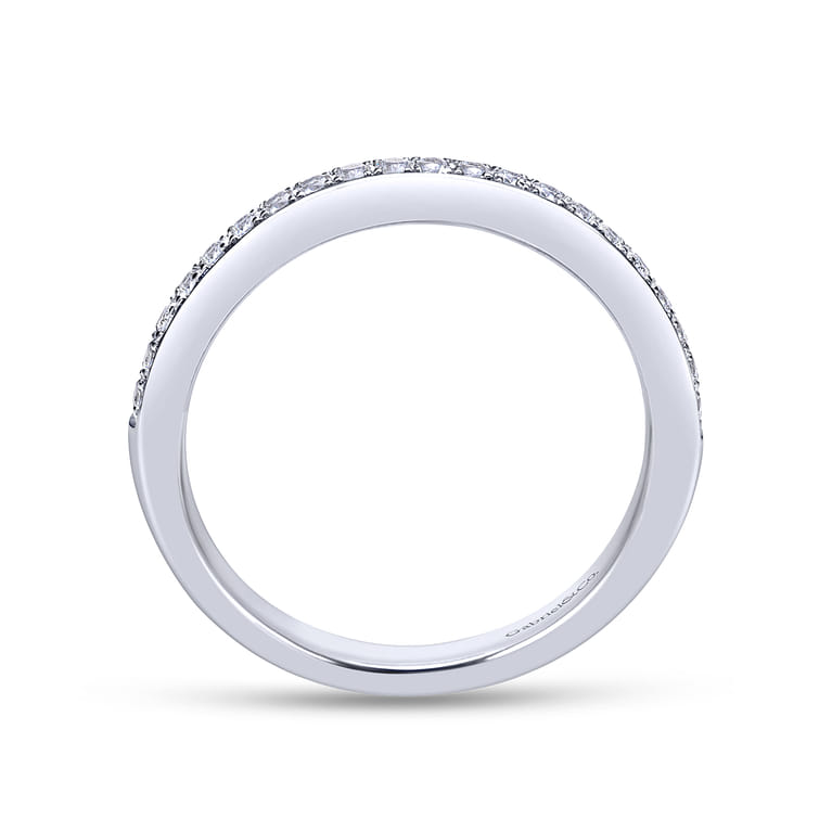 Platinum  Matching Wedding Band - 0.2 ct - Shot 2