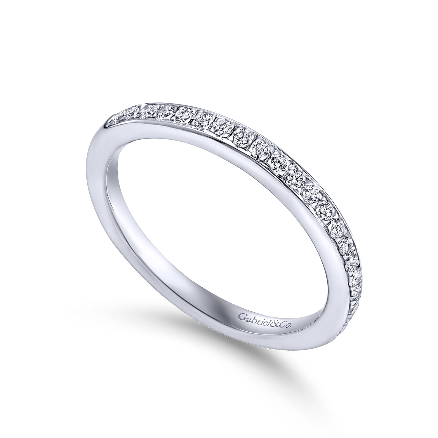 Platinum  Matching Wedding Band - 0.2 ct - Shot 3