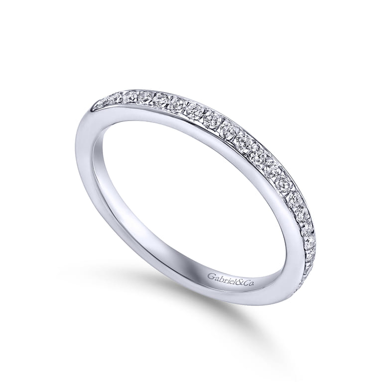 Platinum  Matching Wedding Band - 0.2 ct - Shot 3