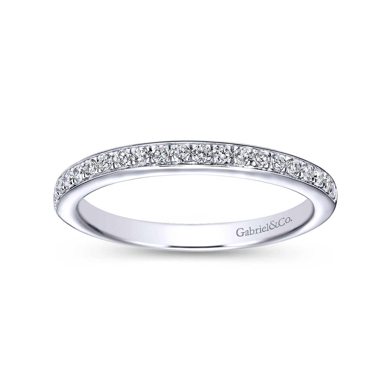 Platinum  Matching Wedding Band - 0.2 ct - Shot 5