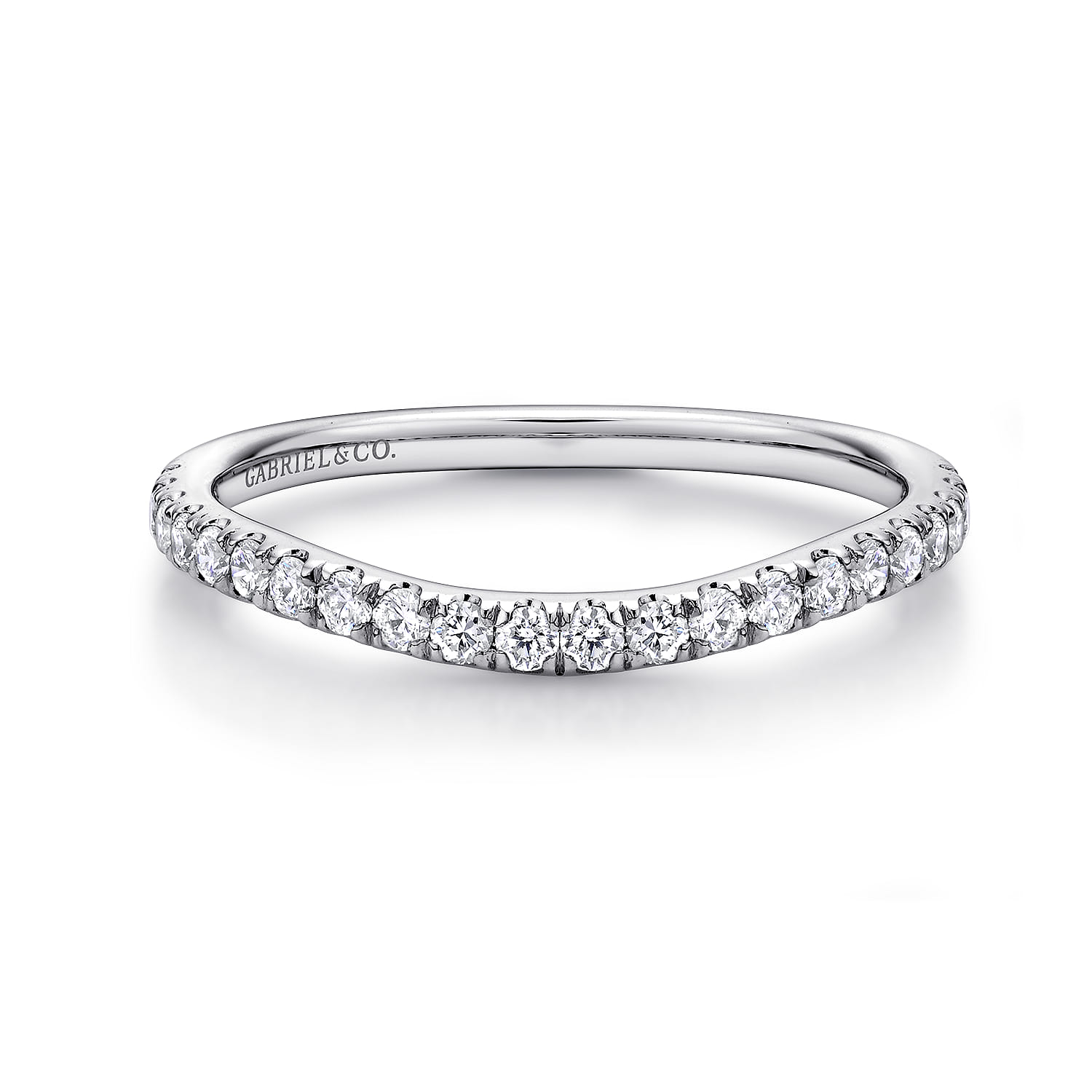 Platinum Matching Wedding Band - 0.31 ct - Shot 1