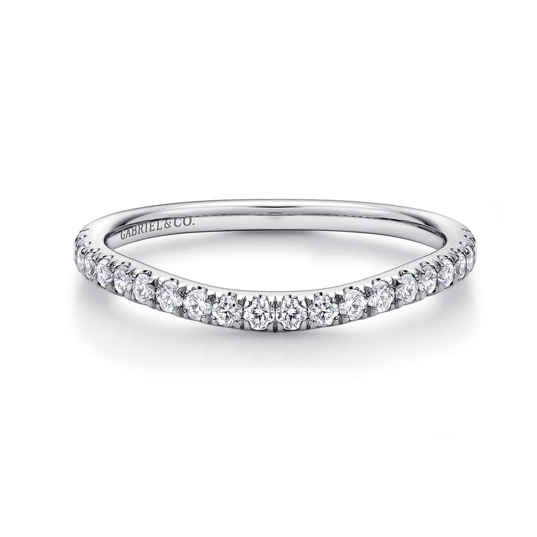 Platinum Matching Wedding Band - 0.31 ct - Shot 1