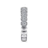 Fancy Wedding Ring in Platinum with Round Natural Diamond at Gabriel & Co.