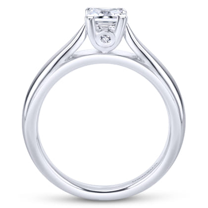 Polly - Platinum Princess Cut Diamond Engagement Ring