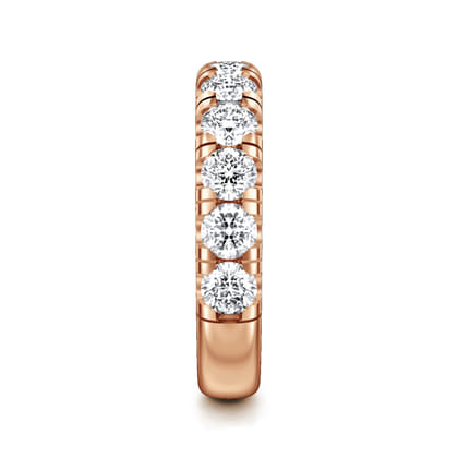Portofino - 14K Rose Gold Round 11 Stone Diamond Anniversary Band
