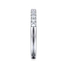 Straight Wedding Ring in 14k White Gold with Round Natural Diamond at Gabriel & Co.