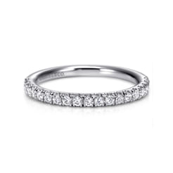 Portofino - 14K White Gold Diamond Wedding Band