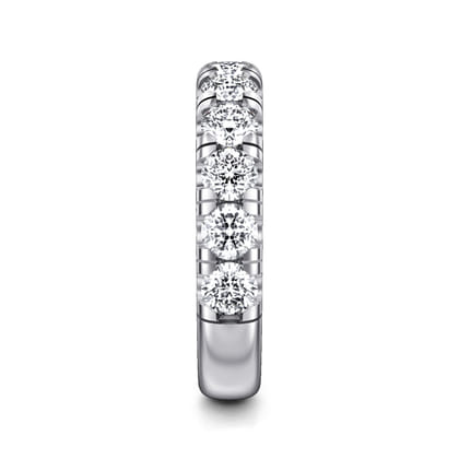 Portofino - 14K White Gold Round 11 Stone Diamond Anniversary Band