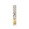 Straight Wedding Ring in 14k Yellow Gold with Round Natural Diamond at Gabriel & Co.