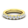 Straight Wedding Ring in 14k Yellow Gold with Round Natural Diamond at Gabriel & Co.