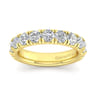 Straight Wedding Ring in 14k Yellow Gold with Round Natural Diamond at Gabriel & Co.