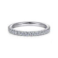 Portofino - Platinum French Pave Diamond Anniversary Band