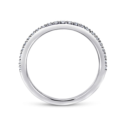 Prague - Platinum Prong Set Diamond Wedding Band