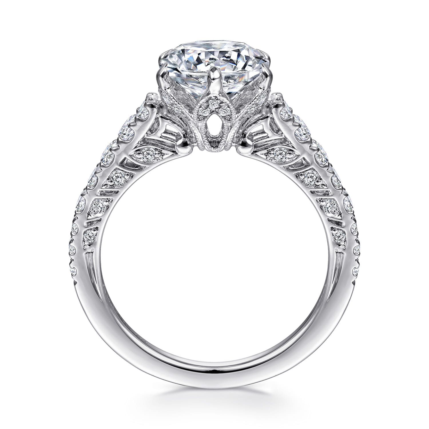 Prism - 14K White Gold Diamond Engagement Ring