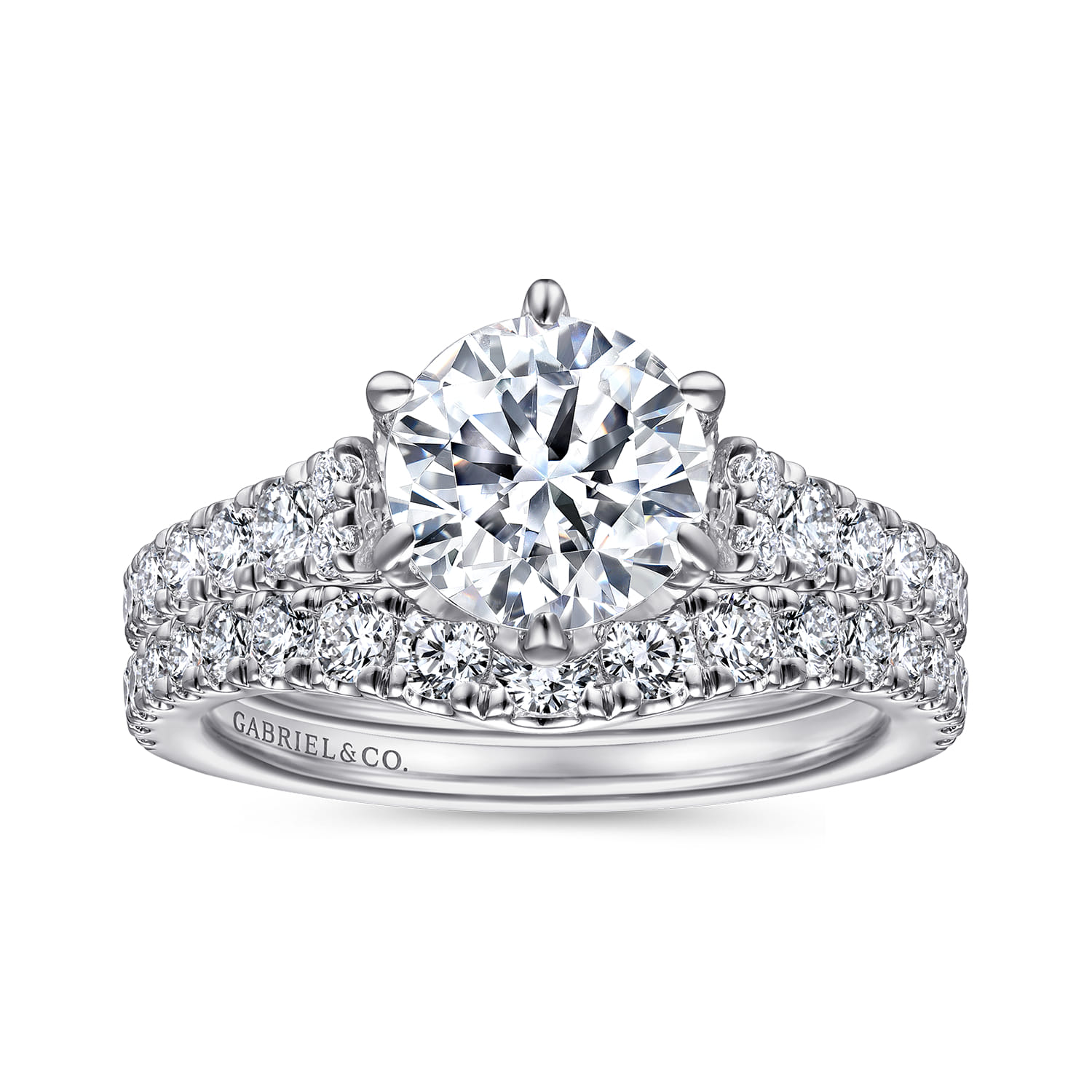 Prism - 14K White Gold Diamond Engagement Ring