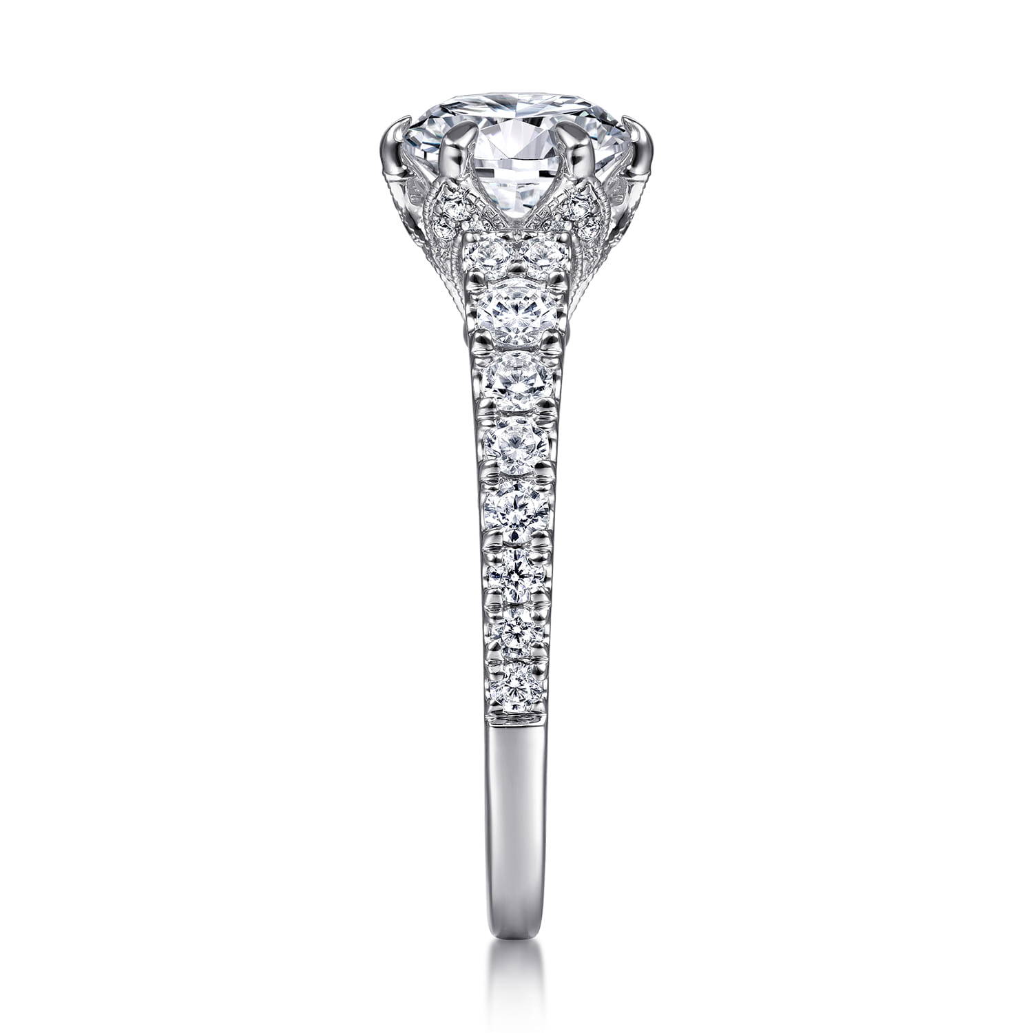 Prism - 14K White Gold Diamond Engagement Ring