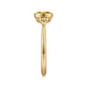 Promise Ring - 14K Yellow Gold Citrine Bujukan Promise Ring