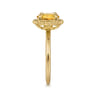 Promise Ring - 14K Yellow Gold Citrine Bujukan Promise Ring