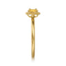 Promise Ring - 14K Yellow Gold Citrine Bujukan Promise Ring