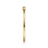 Promise Ring - 14K Yellow Gold Promise Ring with Diamond Baguette - 0.03 ct