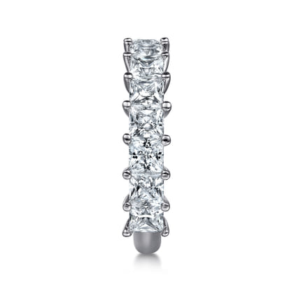 Puglia - 14K White Gold Princess Cut Diamond Anniversary Band