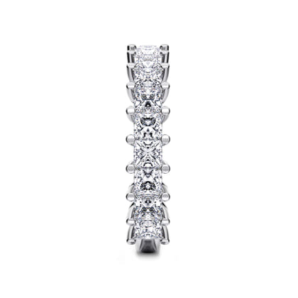 Puglia - 14K White Gold Princess Cut Diamond Anniversary Band
