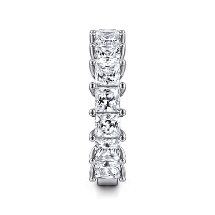 Puglia - 14K White Gold Princess Cut Diamond Anniversary Band