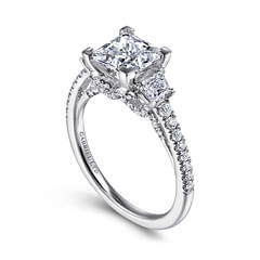 Princess Cut Engagement Rings | Princess Cut Diamond Ring | Gabriel & Co.