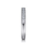 Fancy Wedding Ring in 14k White Gold with Baguette Natural Diamond at Gabriel & Co.