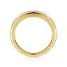 Fancy Wedding Ring in 14k Yellow Gold with Baguette Natural Diamond at Gabriel & Co.