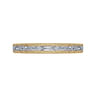 Fancy Wedding Ring in 14k Yellow Gold with Baguette Natural Diamond at Gabriel & Co.