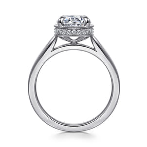 Reece - 14K White Gold Round Diamond Engagement Ring