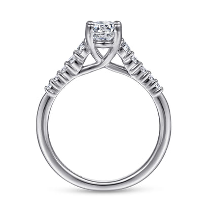 Reed - Platinum Oval Diamond Engagement Ring