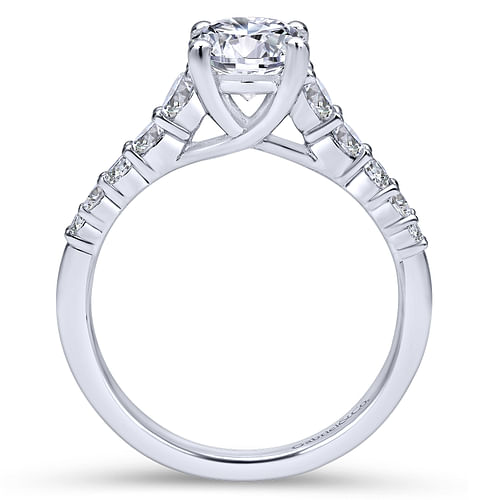 Reed - Platinum Round Diamond Engagement Ring - 0.5 ct - Shot 2