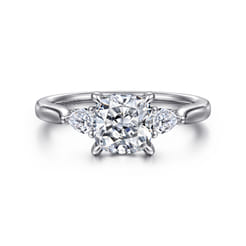 Reema---14K-White-Gold-Cushion-Cut-Three-Stone-Lotus-Diamond-Engagement-Ring1